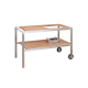 Monolith Classic teakhouten en RVS tafel