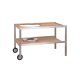 Monolith Classic teakhouten en RVS tafel