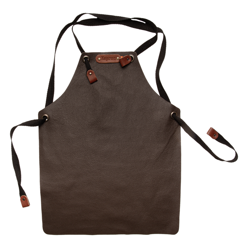 Xapron leren kinderschort met naam