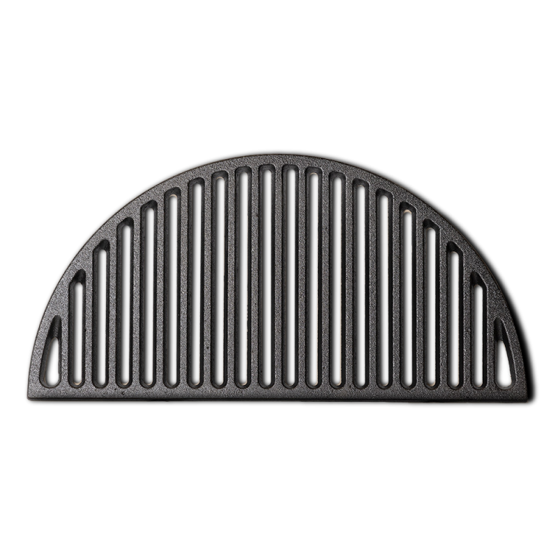 Bestcharcoal halvemaanvormige gietijzeren schijf – grid – Large