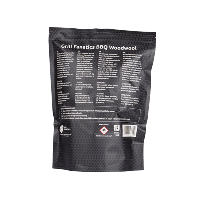 Grill Fanatics houtwol 1 kg