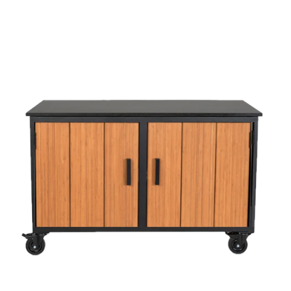 Fraaii mise en place tafel bamboe teak oil storage