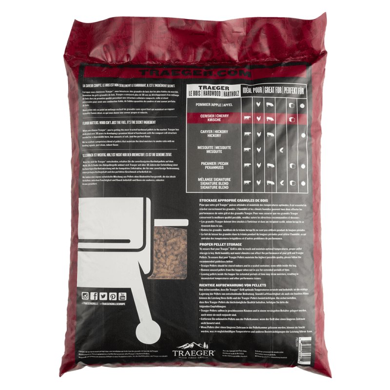 Traeger kersen hout BBQ pellets