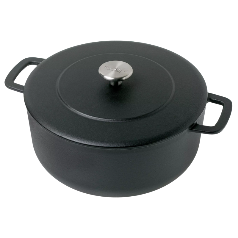 Combekk Sous-Chef Dutch Oven Braadpan – 24 cm Zwart