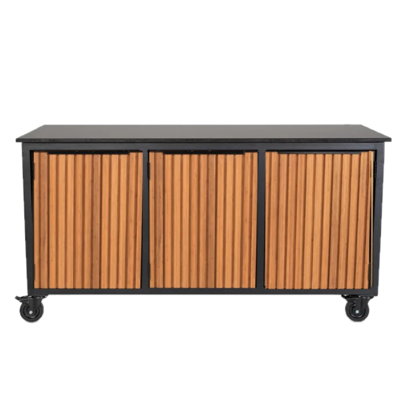 Fraaii mise en place tafel bamboe teak oil rhombus inferno