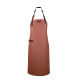 Xapron Bovine leren BBQ schort met nekband