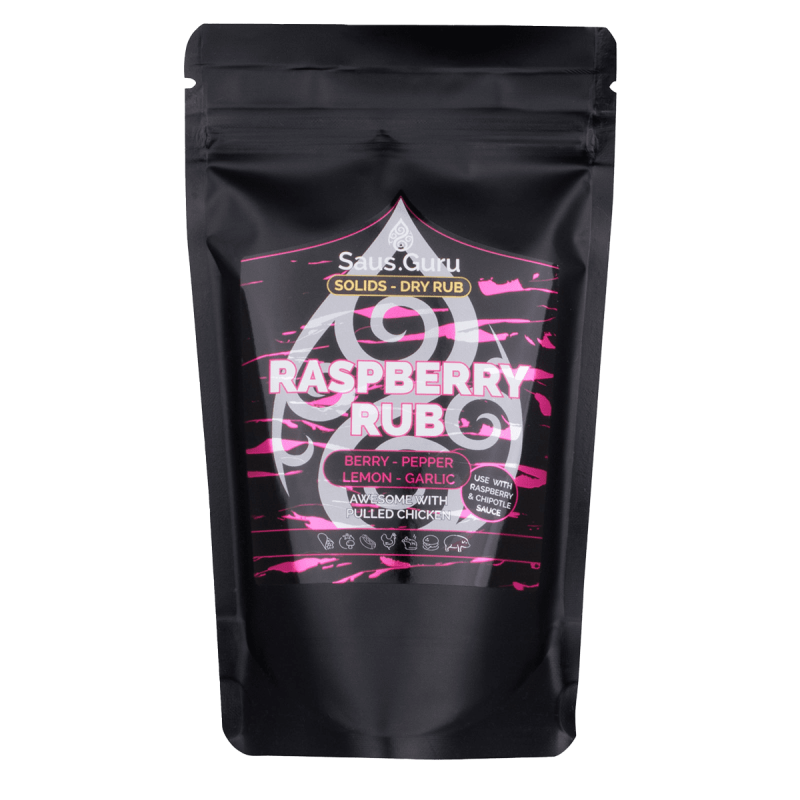 Saus.guru Raspberry rub – dry rub – 210gr