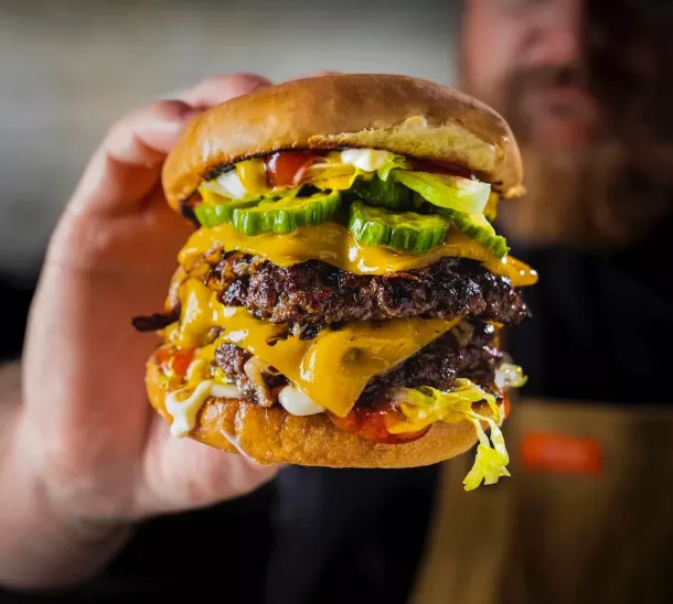 Smash burger recept