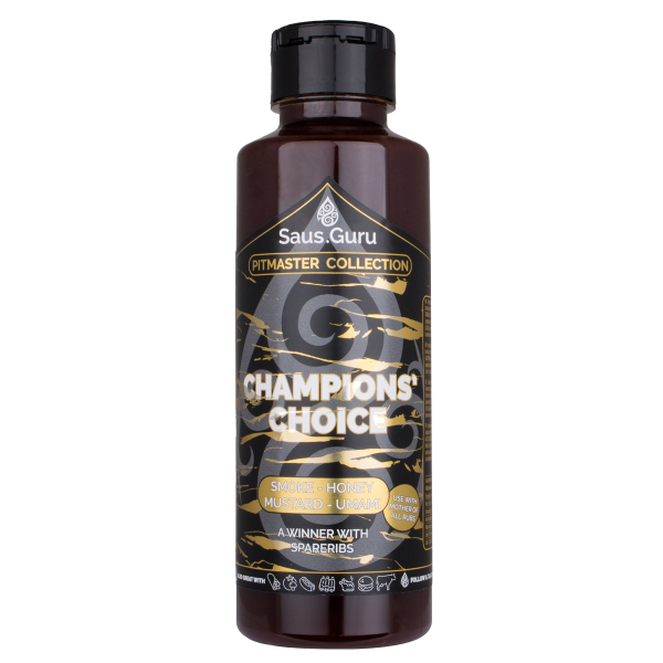 Saus.guru Champions Choice – Pitmaster sauce – 500ml