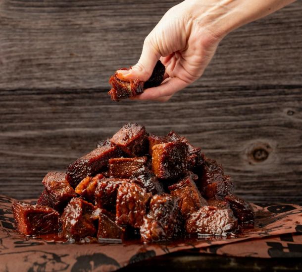 Poor Man’s Burnt Ends van de Traeger