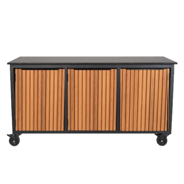 Fraaii mise en place tafel bamboe teak oil rhombus inferno