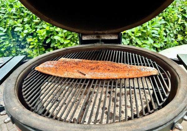 Zalm roken op de bbq