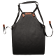 Xapron leren kinderschort met naam