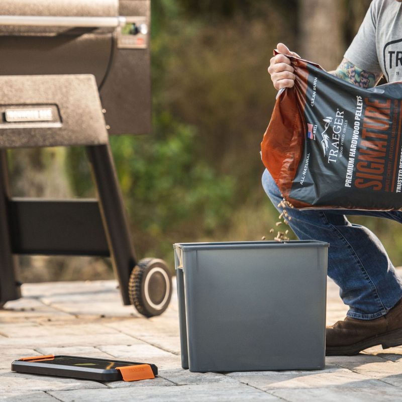 Traeger pellet box StayDRY