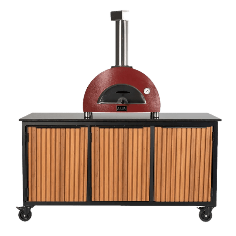 Fraaii mise en place tafel bamboe teak oil rhombus inferno