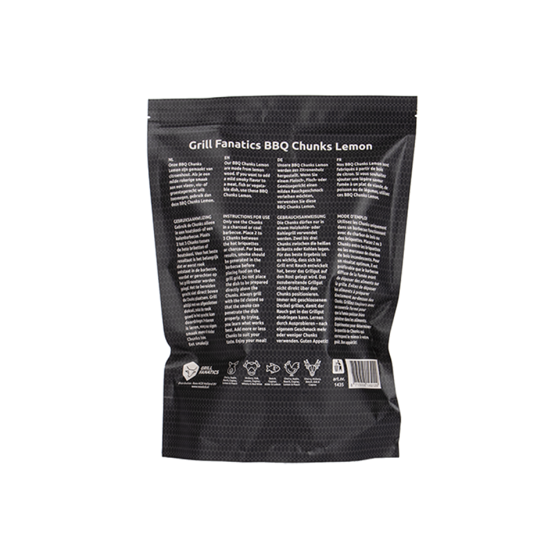 Grill Fanatics rookchunks citroenhout