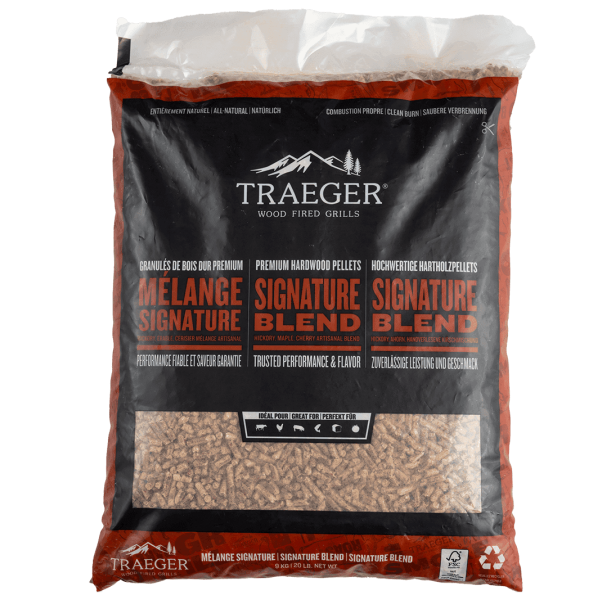 Traeger signature blend pellets