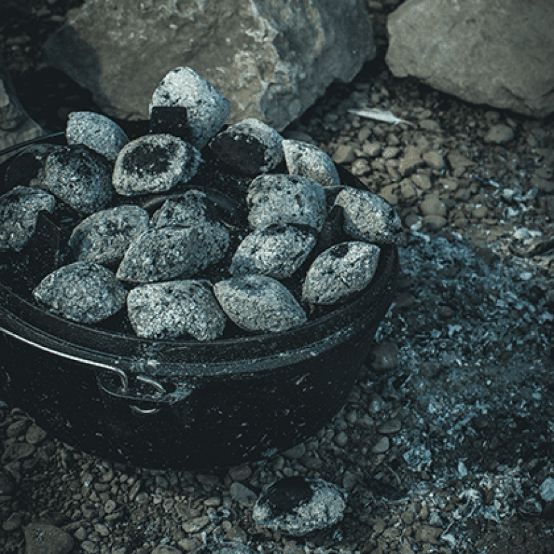 The Windmill Premium South African Black Wattle Briketten