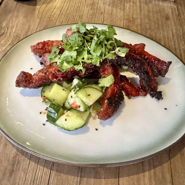 Ibérico rib fingers van de BBQ