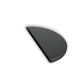 The Bastard half moon stone black medium