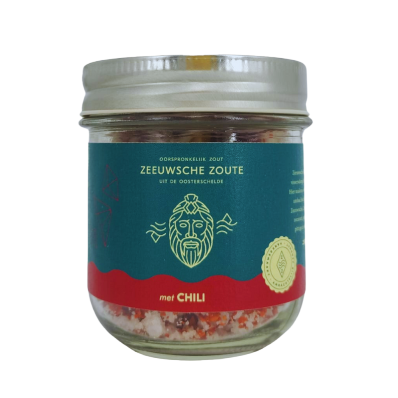 Zeeuwsche Zoute zout met chili