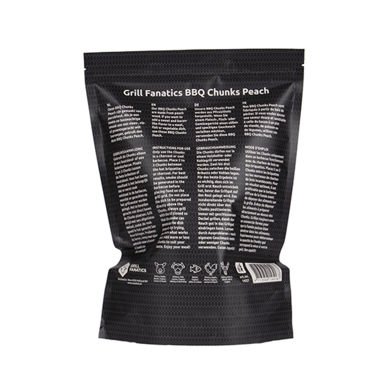 Grill Fanatics rookchunks perzikhout
