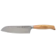 Messermeister Oliva Luxe santoku 16 met kuiltjes