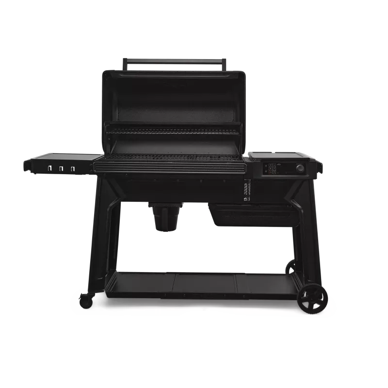 Traeger Woodridge pro geopend pellet bbq