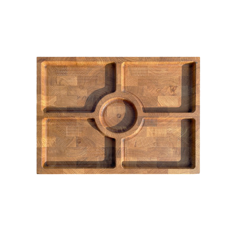 BestCharcoal snij-/serveerplank – 40 x 30 x 4 cm