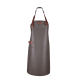 Xapron Dallas leren BBQ schort – nekband
