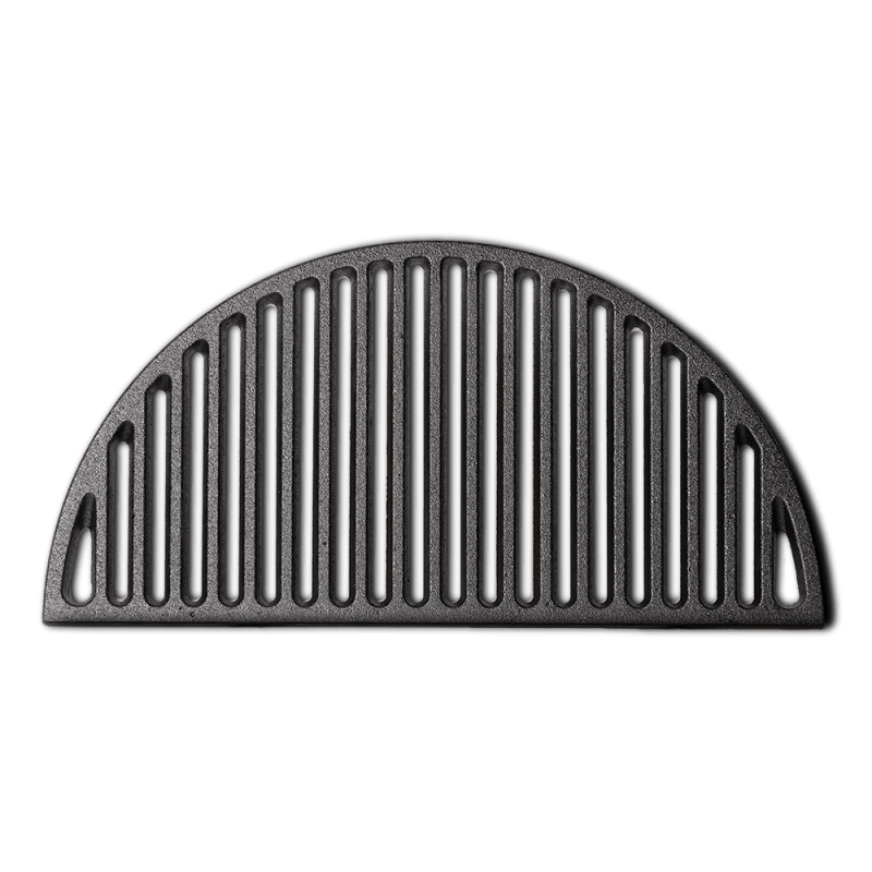 Bestcharcoal halvemaanvormige gietijzeren schijf – grid – Large