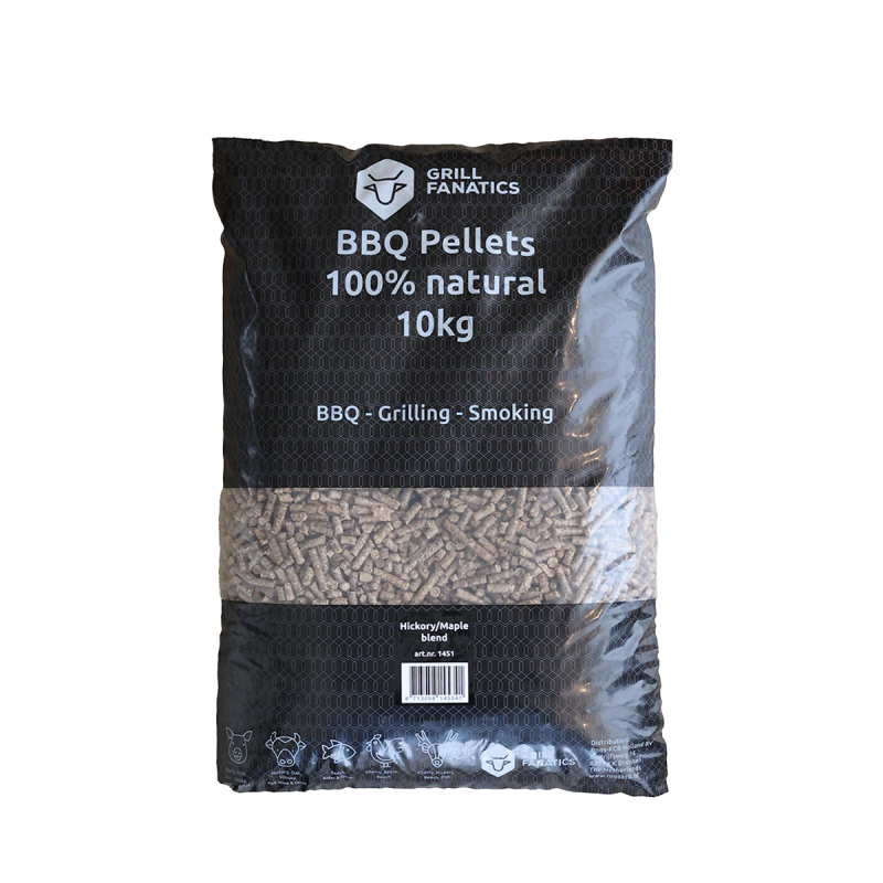 Grill Fanatics pellets hickory maple