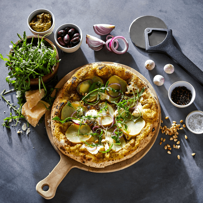 Witt pizza snijwiel RVS