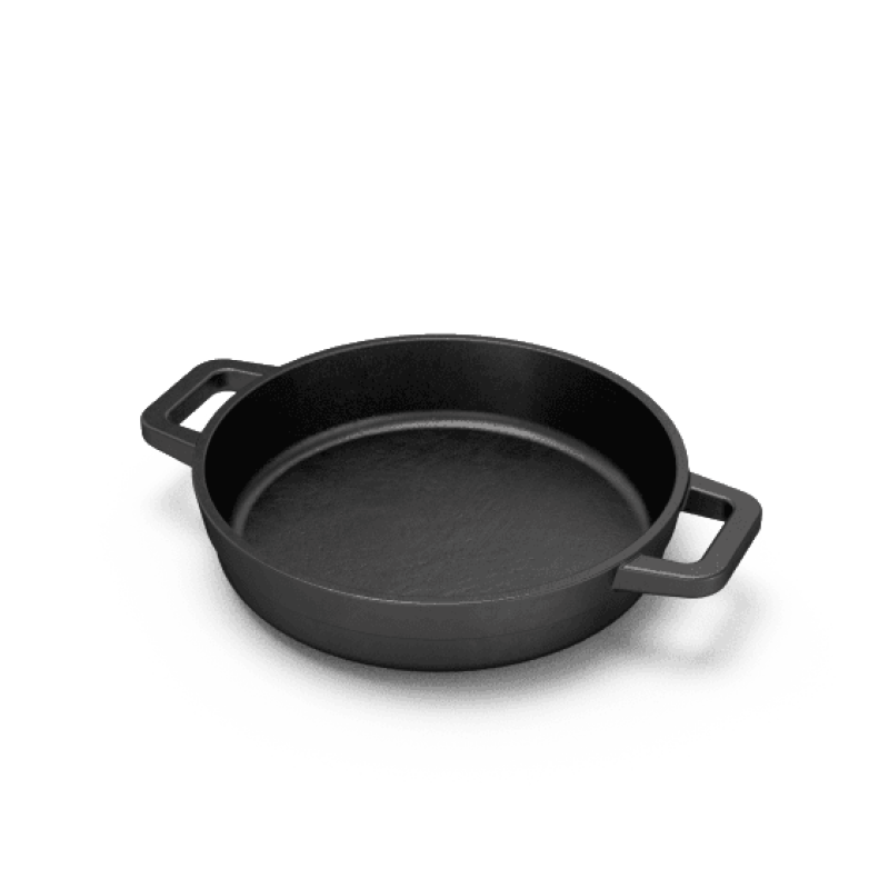 The Bastard fry pan cast iron compact
