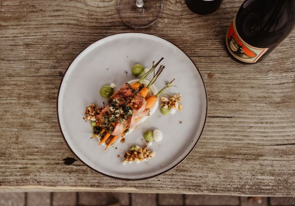 Heerlijk gerecht bij BBQ catering door Buiten.studio in Apeldoorn