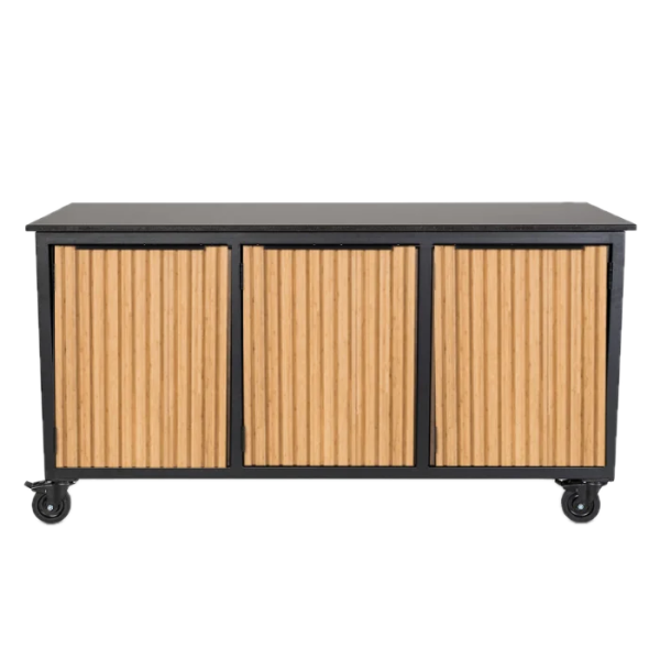 Fraaii mise en place tafel bamboe naturel rhombus inferno